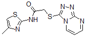 CAS#: 606121-84-0, N-(4-Methyl-Thiazol-2-Yl)-2-(1,2,4-Triazolo[4,3-a]Pyrimidin-3-Ylthio)-Acetamide