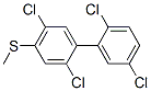 CAS#: 60640-57-5, 2,5,2',5'-Tetrachloro-4-Methylthiobiphenyl