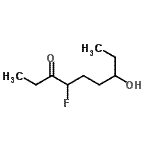 CAS#: 606490-17-9, 4-Fluoro-7-hydroxy-3-nonanone