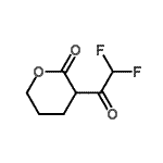 CAS 登录号：606491-81-0， 3-(二氟乙酰基)四氢-2H-吡喃-2-酮