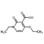 CAS 登录号：606494-33-1， 4-乙氧基-1-乙基-2-氧代-1,2-二氢-3-吡啶羧酸