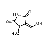 CAS 登录号：606976-45-8， (5E)-5-(羟基亚甲基)-1-甲基-2,4-咪唑烷二酮