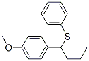 CAS 登录号：60702-17-2， 1-甲氧基-4-[1-(苯基硫代)丁基]苯