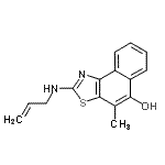 CAS#: 608127-06-6, 2-(Allylamino)-4-methylnaphtho[1,2-d][1,3]thiazol-5-ol