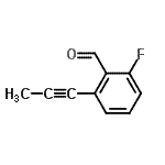 CAS#: 608515-62-4, 2-Fluoro-6-(1-propyn-1-yl)benzaldehyde