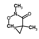 CAS#: 608537-49-1, N-Methoxy-N,1-dimethylcyclopropanecarboxamide