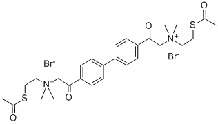 CAS#: 60872-43-7, 4,4'-Biphenylenebis(2-Oxoethylenebis(2-Acetylthioethyl)Dimethylammonium) Dibromide
