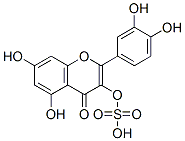 CAS 登录号：60889-05-6， 3',4',5,7-四羟基黄酮-3-基硫酸酯