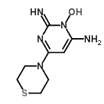 CAS 登录号：60928-34-9， 6-氨基-2-亚氨基-4-(4-硫代吗啉基)-1(2H)-嘧啶醇