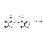 CAS 登录号：61009-11-8， 二铵2,2'-亚甲基二(1-萘磺酸酯)