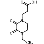 CAS 登录号：610311-91-6， 3-(4-乙基-2,3-二氧代-1-哌嗪基)丙酸