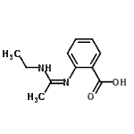 CAS 登录号：61047-28-7， 2-{(Z)-[1-(乙基氨基)亚乙基]氨基}苯甲酸