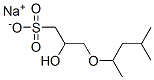CAS 登录号：61048-75-7， 3-(1,3-二甲基丁氧基)-2-羟基丙烷磺酸钠