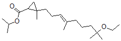 CAS 登录号：61064-89-9， (6E)-11-乙氧基-2,3-甲桥-3,7,11-三甲基十二碳-6-烯酸异丙酯