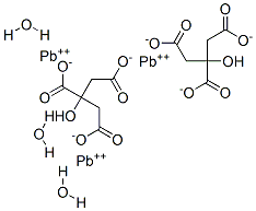CAS 登录号：6107-83-1， 柠檬酸铅(II)三水合物