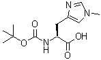 CAS 登录号：61070-20-0， N-[(1,1-二甲基乙氧基)羰基]-1-甲基-L-组氨酸