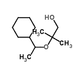 CAS 登录号：610770-03-1， 2-(1-环己基乙氧基)-2-甲基-1-丙醇