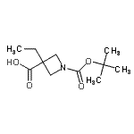 CAS#: 610791-06-5, 3-Ethyl-1-{[(2-methyl-2-propanyl)oxy]carbonyl}-3-azetidinecarboxylic acid