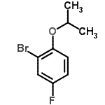 CAS#: 610797-49-4, 2-Bromo-4-fluoro-1-isopropoxybenzene