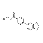 CAS#: 61097-62-9, Ethyl 4-(1,3-Benzodioxol-5-Yl)Benzoate
