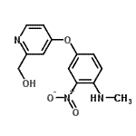 CAS#: 611226-24-5, {4-[4-(Methylamino)-3-nitrophenoxy]-2-pyridinyl}methanol