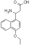 CAS 登录号：612047-63-9， 3-氨基-3-(4-乙氧基-1-萘基)丙酸