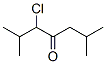 CAS 登录号：61295-54-3， 3-氯-2,6-二甲基庚烷-4-酮