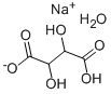 CAS 登录号：6131-98-2， 酒石酸氢钠单水合物