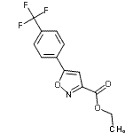 CAS 登录号：613240-18-9， 乙基5-[4-(三氟甲基)苯基]-1,2-恶唑-3-羧酸酯