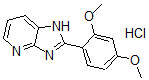 CAS 登录号：61393-38-2， 2-(2,4-二甲氧基苯基)-1H-咪唑并[4,5-b]吡啶盐酸盐