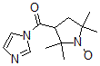 CAS 登录号：61463-55-6， N-(2,2',5,5'-四甲基-3-羧基吡咯啉-1-氧基)咪唑
