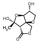 CAS#: 615265-09-3, (3R,3aS,5R,5aS,8aR)-3,5-Dihydroxy-5-methyltetrahydro-2H,6H-difuro[3,2-b:3',4'-c]furan-6-one