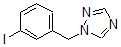 CAS 登录号：615534-73-1， 1-[(3-碘苯基)甲基]-1H-1,2,4-三唑
