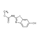 CAS#: 61610-56-8, Methyl (6-Hydroxy-1,3-Benzothiazol-2-Yl)Carbamate