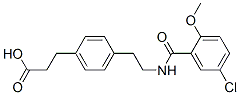 CAS#: 61629-60-5, 3-[4-[2-[(5-Chloro-2-Methoxy-Benzoyl)Amino]Ethyl]Phenyl]Propanoic Acid