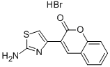 CAS 登录号：61636-28-0， 3-(2-氨基-1,3-噻唑-4-基)-2H-苯并吡喃-2-酮氢溴酸盐