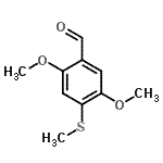 CAS#: 61638-04-8, 2,5-Dimethoxy-4-(Methylsulfanyl)Benzaldehyde