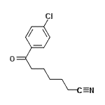 CAS 登录号：61719-33-3， 7-(4-氯苯基)-7-氧代庚烷腈