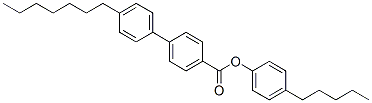 CAS 登录号：61733-23-1， 4-戊基苯基4'-庚基[1,1'-联苯]-4-羧酸酯