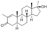 CAS 登录号：6176-38-1， 17-羟基-2,17-二甲基-(5alpha,17beta)-雄甾-1-烯-3-酮
