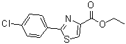 CAS 登录号：61786-00-3， 2-(4-氯苯基)-1,3-噻唑-4-羧酸乙酯