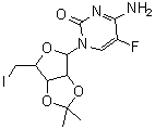 CAS 登录号：61787-05-1， 4-氨基-1-(5-脱氧-5-碘-2,3-O-异亚丙基呋喃戊糖基)-5-氟-2(1H)-嘧啶酮