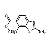 CAS#: 61809-04-9, Methyl 2-Amino-7-Hydroxy-1,3-Benzothiazole-6-Carboxylate