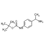 CAS 登录号：618445-80-0， 叔-丁基N-[4-(1-氨基乙基)苯基]氨基甲酸酯