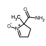 CAS 登录号：61856-98-2， 2-甲基-3,4-二氢-2H-吡咯-2-甲酰胺1-氧化物