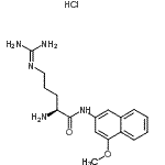 CAS#: 61876-75-3, N<Sup>5</Sup>-(Diaminomethylene)-N-(4-Methoxy-2-Naphthyl)-L-Ornithinamide Hydrochloride (1:1)