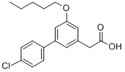 CAS 登录号：61888-64-0， 4'-氯-5-戊氧基-3-联苯乙酸