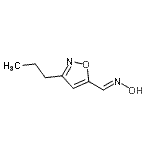 CAS#: 618882-51-2, (E)-N-Hydroxy-1-(3-propyl-1,2-oxazol-5-yl)methanimine