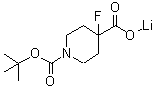CAS 登录号：618900-67-7， (1-叔丁氧羰基-4-氟-哌啶-4-羰基)氧基锂