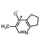 CAS 登录号：61928-78-7， 2-甲基-6,7-二氢-5H-环戊二烯并[b]吡嗪1-氧化物